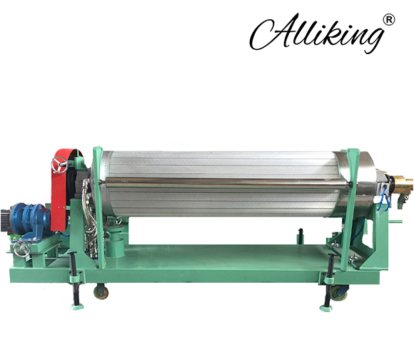 Vacuum Embossing Running after Foaming Line